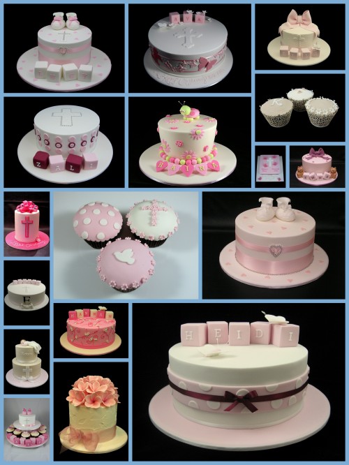 christening and baptism cake ideas for girls